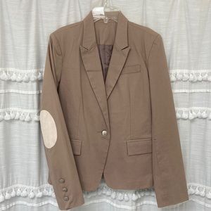 Blazer jacket with suede elbow pads. Bought in France.